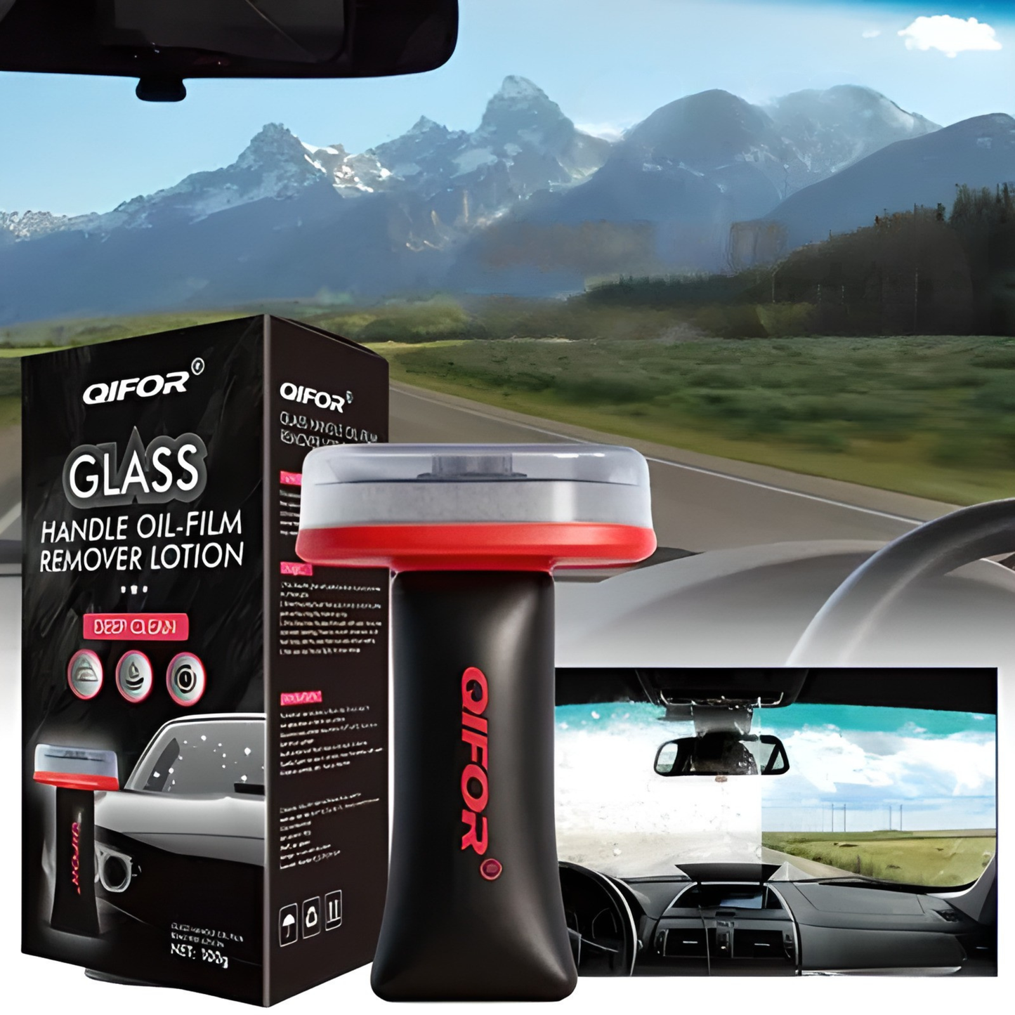 Qifor Glass Guard – Deep Oil-Film Remover for Car Windows